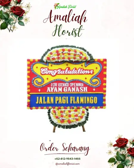 Sewa Papan Bunga Jati Karya